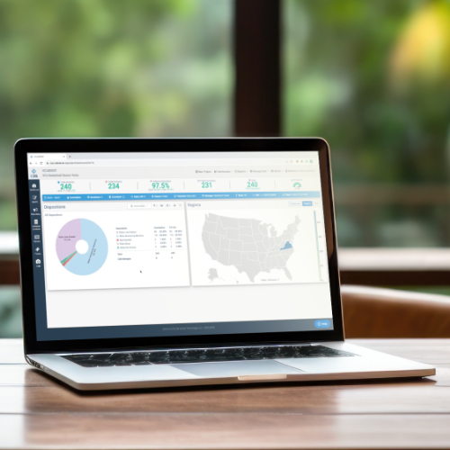 COS Dashboard on Laptop